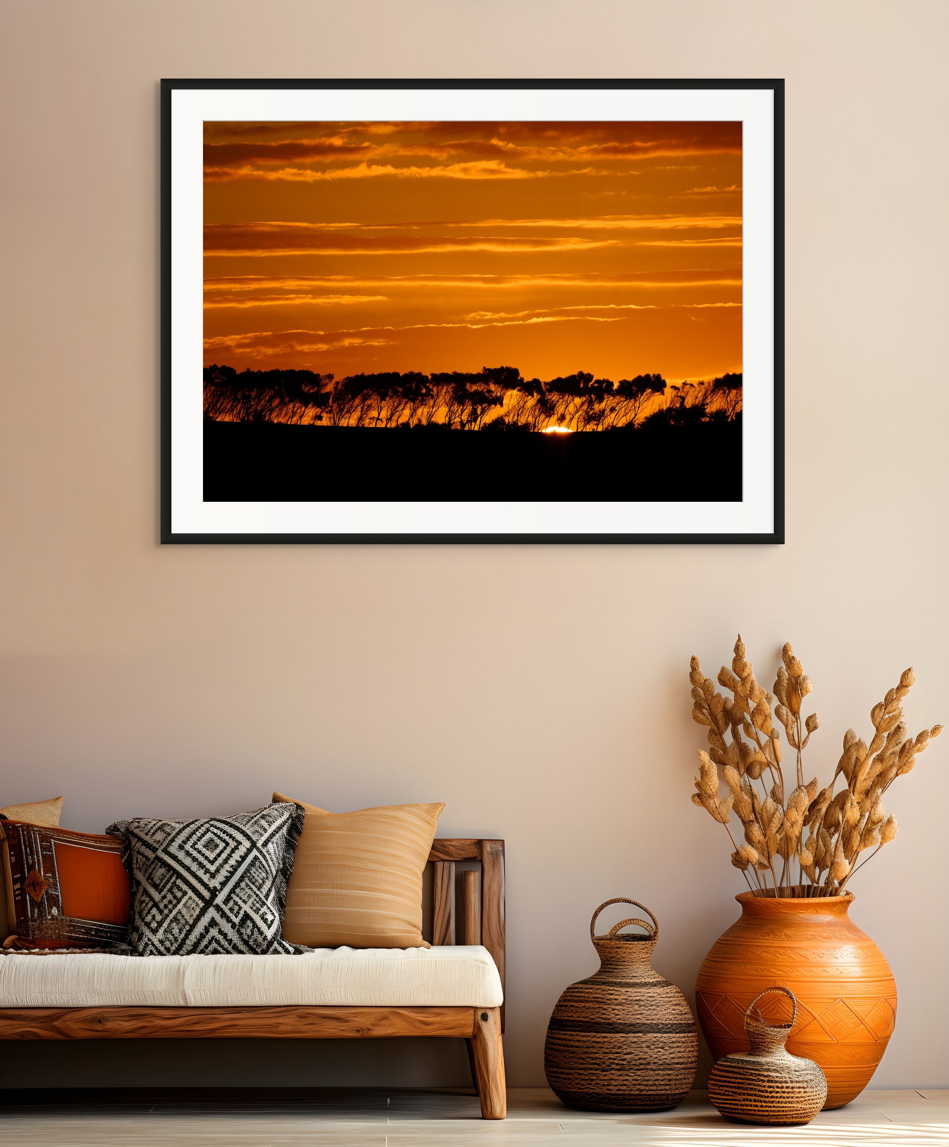 Waiheke Ridge at Sunset